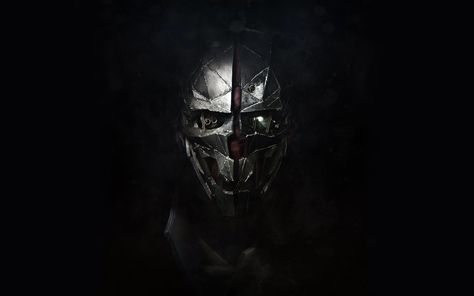 human face with metal mask digital wallpaper dishonored 2 corvo attano #face #mask #2K #wallpaper #hdwallpaper #desktop Dishonored Symbol, Dishonored Mask, Corvo Mask, 8k Resolution Wallpapers, Corvo Attano, Dishonored 2, Metal Mask, Heroic Fantasy, Dishonored