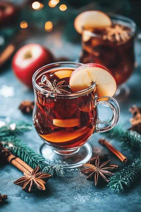 Unlock the warm, cozy flavors of Spiced Apple Cider Tea – discover the perfect way to embrace autumn and elevate your sipping experience! Hot Apple Cider Aesthetic, Apple Cider Photography, Apple Cider Tea, Cinnamon Drink, Cotton Candy Cakes, Chicken Pinwheels, Refreshing Smoothies, Cider Drinks, Spiced Apple Cider