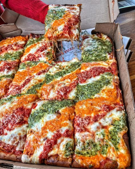 Krispy Pizza on Instagram: “Have yourself a saucy, cheesy, and KRISPY day today, pizza lovers. 🍕💥 #KRISPYPIZZA 📍 Brooklyn, NY 📍 Freehold, NJ 📍 Old Bridge, NJ 📍 Jersey…” Pizza Sweet, Ny Pizza, New York Pizza, Old Bridge, Pizza Lovers, New Brunswick, Jersey City, Home Chef, Sweet And Salty