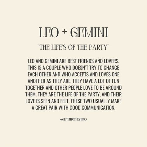 Leo Love Compatibility + What Works ❤️‍🔥 #Listentothevirgo Leo And Gemini Relationship, Gemini Leo Compatibility, Leo Boyfriend, Gemini Relationship, Leo Compatibility, Best Friend And Lover, Gemini And Leo, Leo Love, Love Compatibility