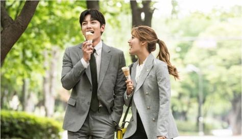 On June 27, SBS released preview stills of the main couple of “Suspicious Partner” happily on a date, as well as Ji Chang Wook suffering in pain, sparking curiosity about the fate of his love. In the previous episode of “Suspicious Partner,” Ji Wook (Ji Chang Wook) and Bong Hee (Nam Ji Hyun) confess their love Suspicious Partner Kdrama, Nam Ji Hyun, Bride Of The Water God, Suspicious Partner, W Two Worlds, Ji Hyun, Korean Entertainment, K Drama, Causual Outfits