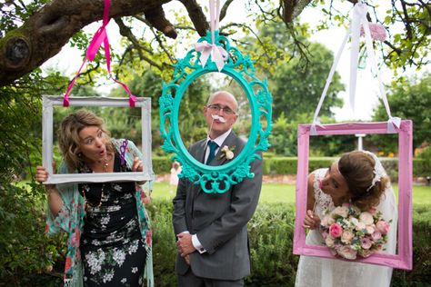 A Bright Rainbow Wedding Theme Full Of Colour Colourful Wedding Decorations Diy, Rave Wedding Theme, Boho Rainbow Wedding, Multicoloured Wedding Theme, Festival Theme Wedding, Rainbow Color Wedding Theme, Festival Wedding Ideas Decor, Rainbow Wedding Arch, Art Wedding Theme