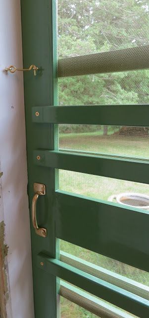 An Old Farm: Custom Building A Screen Door -  with thorough directions Rustic Cabin Screen Doors, Cabin Screen Door, Diy Screen Doors For Front Door, Modern Farmhouse Screen Door, Teal Screen Door, Craftsman Screen Door, Diy Screen Door With Doggie Door, Diy Screen Door Easy, Metal Screen Door Ideas