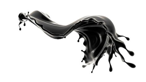 Splash of black liquid. 3d illustration,... | Premium Photo #Freepik #photo #liquid-splash #oil-splash #liquid #oil Liquid Splash Illustration, Liquid Reference, Futuristic Event, Drawing Items, Liquid Splash, Photo Splash, Oil Splash, Oil Image, Anatomy Studies