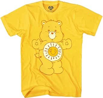 Care Bears Funshine Bear, Sunshine Bear, Funshine Bear, Type Of Person, Bear Outfits, T Shirt Image, Cartoon Outfits, Bear Shirt, Half Blood