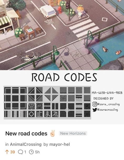 Acnh Island Designs Map City, Animal Crossing Design Codes Japanese Road, Japanese Road Animal Crossing Code, Acnh City Ideas Codes, Animal Crossing Road Codes Japan, Citycore Paths Acnh, Street Design Animal Crossing, City Core Path Acnh, Anch Path Code Street