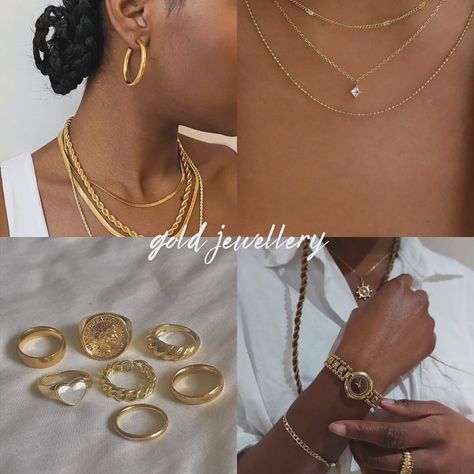 .₊ ✿⋆.˚ ♡₊✧ | Gold or silver ? ✨💛🩶 ~follow for more @dewy.joy0419 🎀 #goldjewellery #silverjewelry #silverjewellery #goldjewelry #jewelry #jewellery… | Instagram Black Women Jewelry, Gold Jewelry Aesthetic, Aesthetic Brown, Jewelry Aesthetic, Minimal Jewelry, Stacked Jewelry, Brown Skin, Narnia, Follow For More