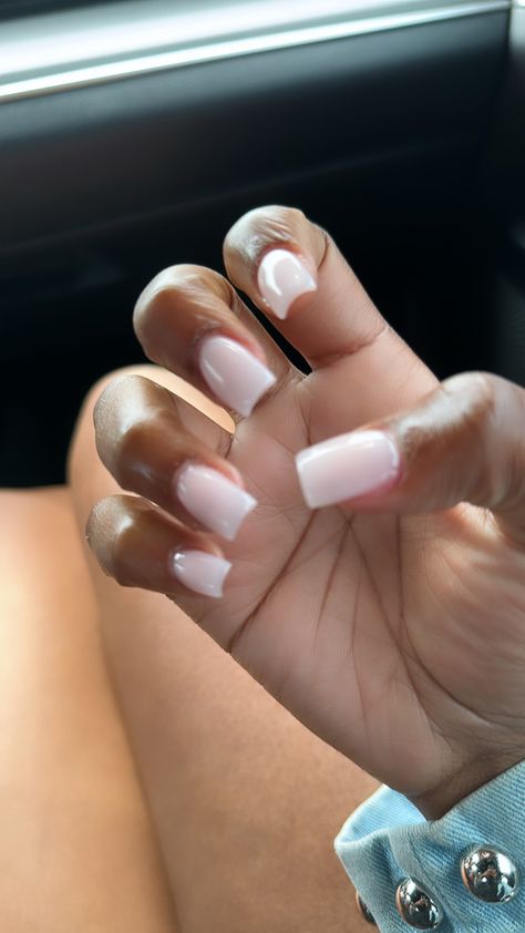 Short Square Acrylic Nails Black Women, Cute Nails Black Women, Maquillage On Fleek, Acrylic Toe Nails, Plain Nails, Casual Nails, Simple Acrylic Nails, Short Square Acrylic Nails, Exotic Nails