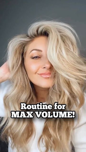 Hair Volume Tricks, High Volume Hair, Long Hair Volume, Volume Haircut, Big Volume Hair, Curled Hairstyles For Medium Hair, Klorane Dry Shampoo, Increase Hair Volume, Huge Hair