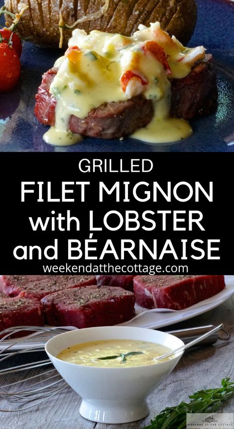 Steak With Hollandaise Sauce, Filet Tail Recipes, Hollandaise Sauce For Steak, Crab Cream Sauce For Steak, Filet Mignon Surf And Turf, Crab Hollandaise Sauce, Steak Neptune Recipe, Steak With Crab Meat Topping, Filet Oscar Recipe