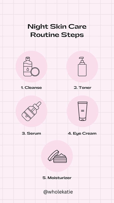 Night Skin Care Routine Steps, Drugstore Anti Aging Products, Night Skin Care, Create A Routine, Dry Skin Routine, Face Routine, Night Time Skin Care Routine, Night Skin Care Routine, Take Care Of Your Body