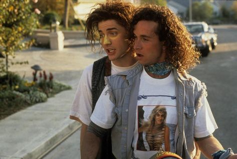 90s High School Movies, Encino Man, Pauly Shore, Megan Ward, Peter Robinson, Michael Kelly, Robin Tunney, Steve Vai, Brendan Fraser