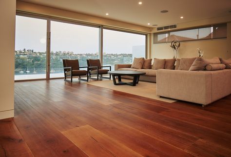 European Oak Vintage Engineered Strip Flooring in a home in Northbridge, NSW. Very modern/contemporary home Cherry Wood Living Room Ideas, Dark Oak Flooring, Modern Wood Floors, Warm Wood Flooring, Cherry Floors, Modern Contemporary Home, Wood Floor Kitchen, Living Room Inspo, Contemporary Home