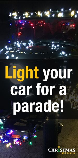 Parade of Lights: lighting cars for parades! he weather this past weekend was absolutely perfect for the Fort Worth Parade of Lights.  John has a Model A and since we’re friends he texted me about lights. 😀  His car runs on a 6-volt system so we decided his best option to supply power 1000’s of lights was to use a battery and inverter system. Christmas Light Parade Float Ideas Diy, Christmas Light Parade Ideas, Lighted Parade Ideas, Christmas Parade Truck Decorations, Truck Decorations For Parade Christmas, Christmas Light Parade, Lighted Parade Float Ideas, How To Decorate A Pick Up Truck For Christmas Parade, Light Parade Ideas