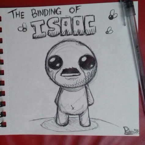 Isaac - The Binding of Isaac Binding Of Isaac Drawing, Binding Of Isaac Art, Binding Of Isaac Fanart, The Binding Of Isaac Fanart, Binding Of Isaac, The Binding Of Isaac, Sketchbook Art Inspiration, Art Sketchbook, Digital Painting