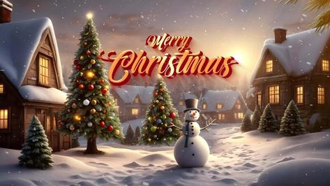 Merry christmas nighttime animation Merry Christmas Animation, Christmas Animation, Animated Christmas, Tree Saw, Wedding People, Heart Tree, Cityscape Photos, Logo Banners, Nature Backgrounds