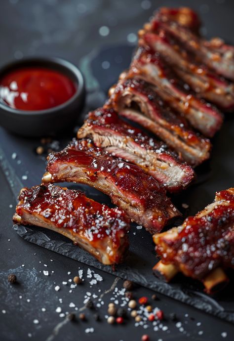 Learn How to Cook Ribs In Air Fryer Recipe For Free | Recipes You'll Love, Made Easy! Ribs In Air Fryer, Air Fryer Ribs, Trendy Recipes, Bbq Recipes Ribs, Sweet Bbq Sauce, The Best Air Fryer, How To Cook Ribs, Apple Salad Recipes, Chicken Leg Recipes