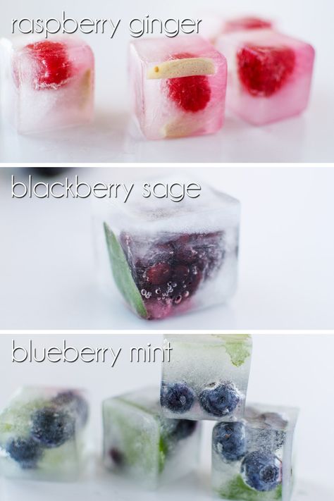 flavored ice cubes 3 Ice Cube Flavors, Juice Cart, Ice Cube Tray Recipes, Ice Ideas, Creative Ice Cubes, Ice Cube Recipe, Fancy Ice Cubes, Fruit Ice Cubes, Italian Cream Soda