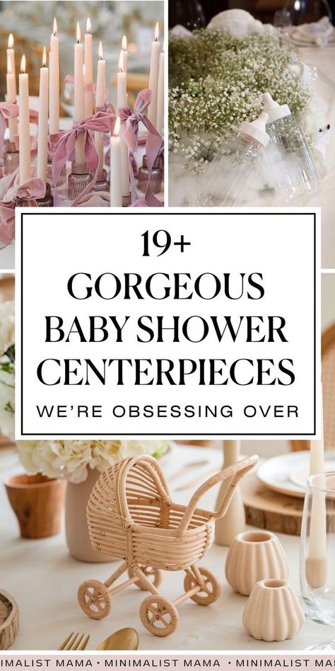 Searching for cute baby shower centerpieces for 2025? These totally adorable baby shower decor ideas are all beautiful, modern, elegant and classy! If you're tired of hunting for cute baby shower ideas, we've got all the inspo you need - whether you're looking for ideas for boy baby shower or girl baby showers - *these* are the baby shower decorations I'm obsessing over! Cute Baby Shower Centerpieces, Boy Baby Shower Themes Ideas, Elegant Baby Shower Ideas For A Girl, Simple Baby Shower Centerpieces, Baby Shower Tablescapes, Modern Baby Shower Themes, Baby Shower Decor Ideas, New Grandbaby, Girl Baby Showers