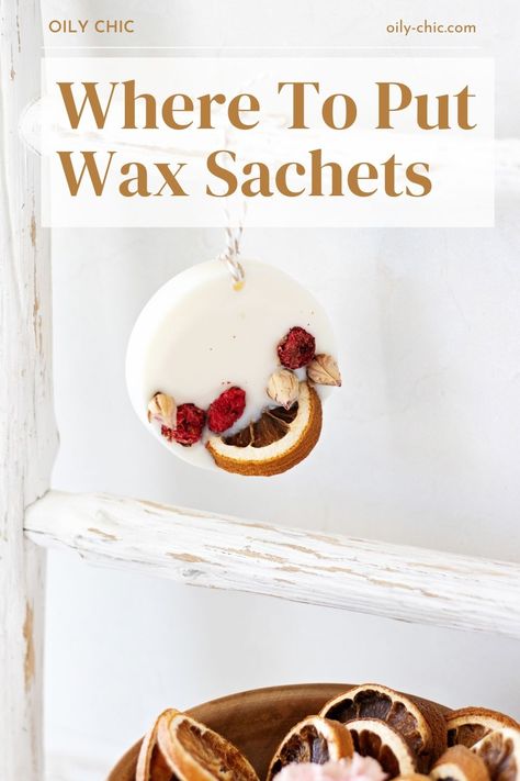 DIY wax sachets are a game-changer for refreshing your home! Where do you put wax sachets? Here’s a list of places to put sachets and ideas for use to make the scent last longer! Scented Sachets Ideas, Wax Sachets Diy, Essential Oil Cleaning Recipes, Essential Oil Cleaning, Diy Home Supplies, Wax Sachet, Simmer Pots, Home Organizing Ideas, Wax Tablet