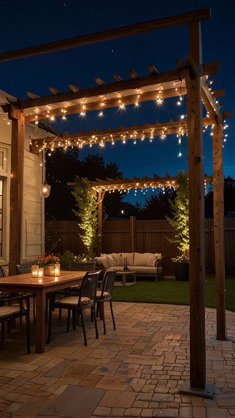 Turn your pergola into a dreamy outdoor living room with these 15 stunning lighting ideas! 🌟 From string lights and lanterns to modern LED designs, discover creative ways to add warmth, charm, and functionality to your outdoor space. Perfect for entertaining, relaxing, or enjoying cozy evenings under the stars. Save this pin for inspiration and light up your pergola today! 🛋️✨ #PergolaLighting #OutdoorLiving #BackyardIdeas #DIYLights #CozySpaces

Tags
Pergola Lighting Ideas

Outdoor Living Room Decor

Backyard Lighting Inspiration

String Light Pergola

Modern Pergola Lights

Cozy Outdoor Spaces

DIY Pergola Lighting

Outdoor Entertaining Ideas

Garden Lighting Trends

Ambient Outdoor Lighting

Romantic Pergola Ideas

Solar Pergola Lights

Patio Lighting Ideas

Creative Lighting Solution Light Pergola, Outdoor Spaces Diy, Pergola Lighting Ideas, Pergola Lights, Cozy Outdoor Spaces, Solar Pergola, Patio Lighting Ideas, Pergola Modern, Outdoor Entertaining Ideas