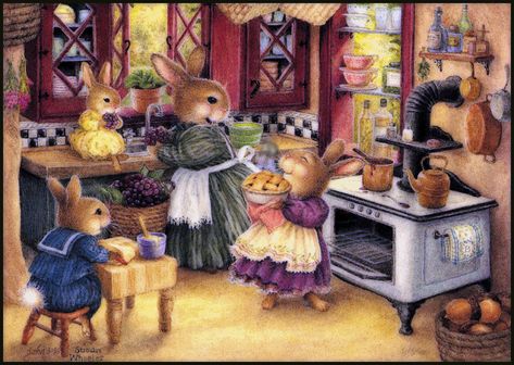 Susan Wheeler, Pola Kristik, Bunny Art, Fairytale Art, Art Et Illustration, Art And Illustration, Woodland Creatures, Beatrix Potter, Peter Rabbit