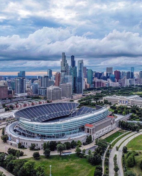 Soldier Field Chicago, Soldier Field, Storm Clouds, Chicago Illinois, Illinois, New York Skyline, Dolores Park, Soldier, Chicago