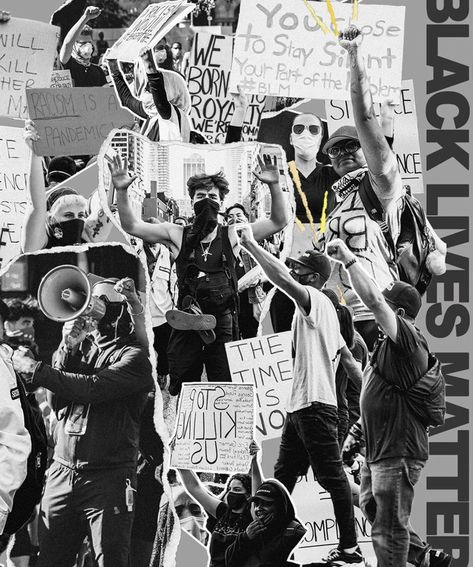 Black Lives Matter Collage, Student Protest Art, Protest Graphics, Liberation Art, Black Lives Matter Poster, Feminism Art, Protest Art, Text Logo Design, Painting Competition