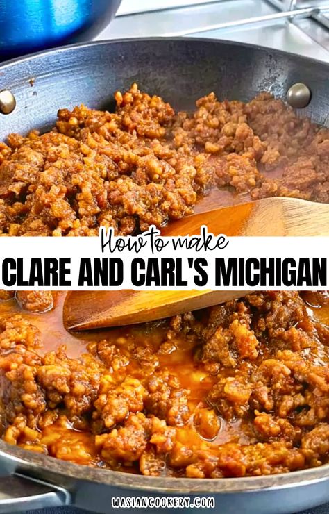 Clare and Carl's Michigan Sauce Recipe - Wasian Cookery Michigan Sauce Recipe, Michigan Sauce, Michigan Recipes, Peri Peri Sauce Recipe, Michigan Food, Crock Pot Inspired Recipes, Bbq Sauce Recipe, Coleslaw Recipe, Pumpkin Pie Recipes