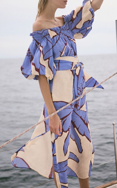 Johanna Ortiz Prints, Joanna Ortiz, Resort 2025, Luxury Resort Wear, Summer 2025, Knit Outerwear, Colour Ideas, Winter Sun, Linen Midi Dress