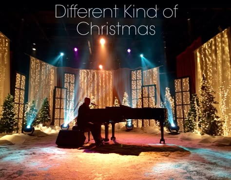 Christmas Concert Decor, Christmas Stage Ideas, Christmas Concert Decorations, Church Christmas Stage Design, Christmas Stage Decor, Christmas Church Stage Design, Christmas Set Design, Kids Church Christmas, Christmas Stage Decorations