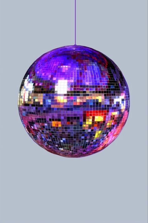 Disco Ball Reference Photo, Disco Ball Reference, Disco Ball Colorful, Disco Ball Photography, Colored Disco Ball, Disco Ball Canvas, Art Disco, Frameless Mirror, Beauty Products Photography