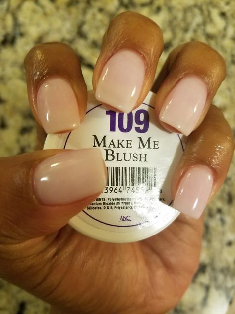 ANC - Make Me Blush - another fave! Blush Dip Powder Nails, Anc Dip Powder Make Me Blush, Natural Nail Dip Colors, Blush Pink Dip Nails, Anc Powder Nails Colors, Anc Dip Powder Nails, Anc Dip Powder Colors, Natural Nail Dip Powder, Dip Powder Nails 2023