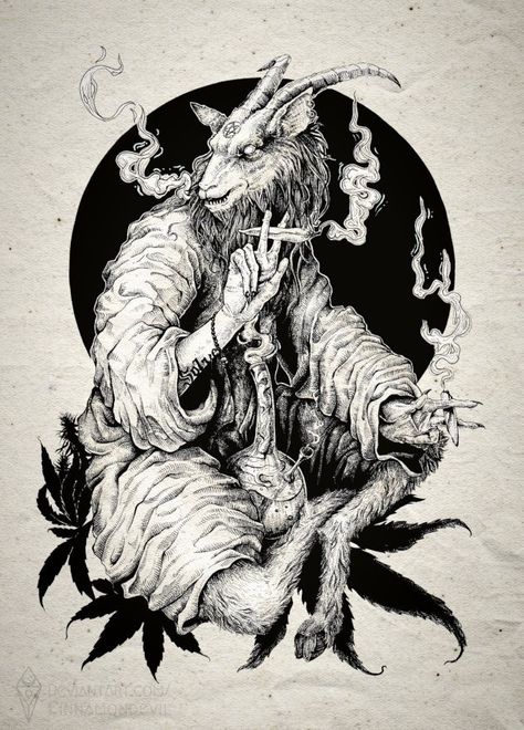 Black Goat Drawing, Black Goat Wallpaper, Demonic Goat Drawing, Goat Man Cryptid, Goat Man Art, Satanic Goat Art, Goat Illustration Dark, Satanic Goat, Demon Goat