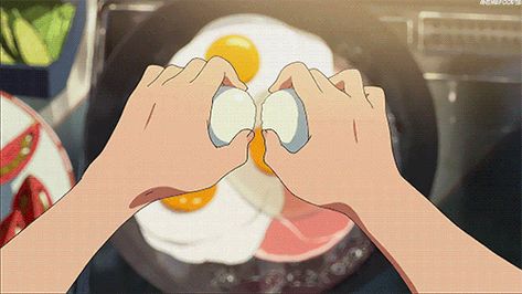 via makeagif Anime Bento, Anime Gifs, Anime Gifts, Food Drawing, Aesthetic Gif, Food Illustrations, Cute Gif, Anime Background, Anime Scenery