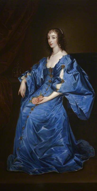 Tea at Trianon: The Battle for the Bed Chamber Henrietta Maria, 17th Century Portraits, 17th Century Fashion, Anthony Van Dyck, Historical Painting, Queen Of England, Historical Costume, Classical Art, Portrait Gallery