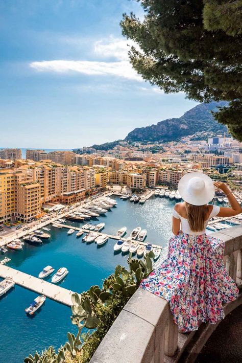 One Day in Monaco: The Perfect Monaco Day Trip from Nice | She Wanders Abroad Dream Destinations Bucket Lists, Monte Carlo Travel, Nice France Travel, Monaco France, Best Vacation Destinations, France Photography, Nice France, Beautiful Places In The World, Tropical Islands