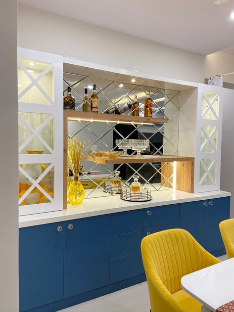 Kitchen Crockery Unit Design, Crockery Unit Design Dining Rooms, Modern Crockery, Crockery Cabinet Design, Crockery Cabinet, Crockery Unit Design, Almirah Designs, Dining Room Cabinet, Crockery Unit