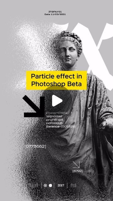 ZEET on Instagram: "Create this particle effect using the new Parametric Filters in Adobe Photoshop Beta.
.
.
.
.
.
.
#graphicdesign #graphicdesigntips #photoshop #photoshoptutorial #photoshoptips #adobephotoshop #posterdesign  #designtutorial #designhack #designhacks #graphicdesigndaily" Photoshop Effects Tutorial, Photoshop Filters, Adobe Photoshop Tutorial, Design Hack, Photoshop Effects, Graphic Design Tips, Photoshop Tips, Photoshop Tutorial, Design Tutorials