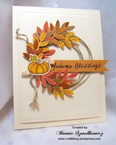 Happy Thanksgiving Cards, Autumn Greetings, Fall Cards Handmade, Thanksgiving Cards Handmade, Autumn Blessings, Fall Greeting Cards, Make A Wreath, Papercraft Ideas, Autumn Cards