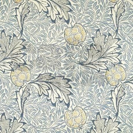 Blue William Morris Wallpaper, William Morris Blue Wallpaper, William Morris Chrysanthemum Wallpapers, William Morris Melsetter Wallpaper, Duvet Design, Vintage Shower Curtains, Art Nouveau Wallpaper, Lakehouse Ideas, Morris & Co Wallpaper House And Garden