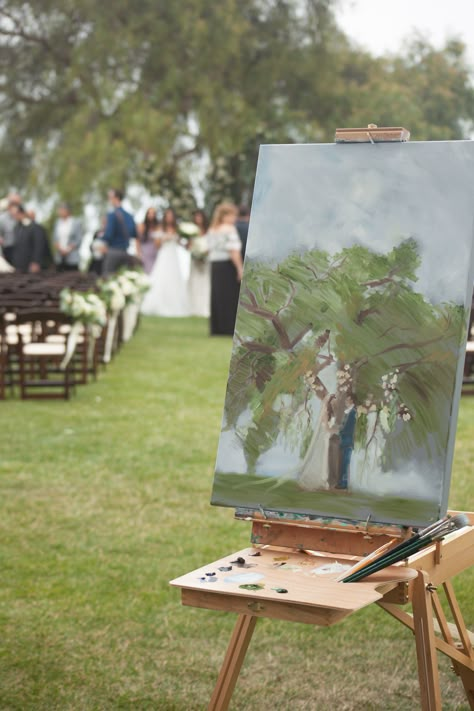 Art At Wedding, Wedding Ceremony Painting, Live Wedding Painting Ceremony, Live Wedding Painting First Dance, First Dance Painting, Wedding Reception First Dance, Wedding Art Ideas, Wedding Gift Aesthetic, Live Event Painting