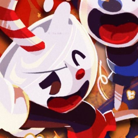 Cuphead And Mugman, Matching Friend, Inside Job, I Dont Have Friends, Couples Icons, Cute Profile Pictures, Matching Profile Pictures, Anime Couples Drawings, Art Reference Photos