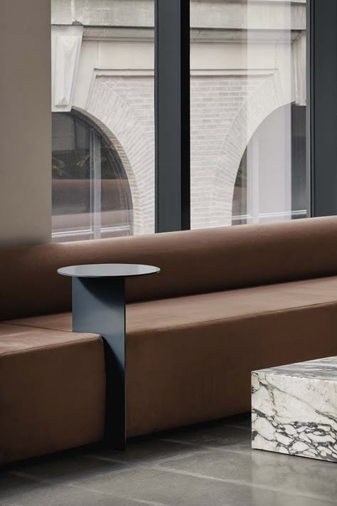 Booth Seat, Joinery Details, Booth Seating, Office Space Design, Built In Seating, Banquette Seating, Workplace Design, Restaurant Furniture, Furniture Details