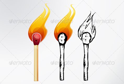 Match Stick Drawing, Matchstick Illustration, Matchstick Drawing, Match Sketch, Match Stick Tattoo, Match Drawing, Candle Illustration, Stick Tattoo, Stick Drawings