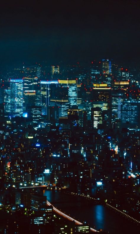 Nightscapes of Tokyo, Japan Tokyo Night Skyline, Tokyo At Night Wallpaper, Tokyo Night Wallpaper, Tokyo City Night Aesthetic, Night City Photography, Tokyo City View, Japan Skyline, City Night Aesthetic, City Lights Wallpaper