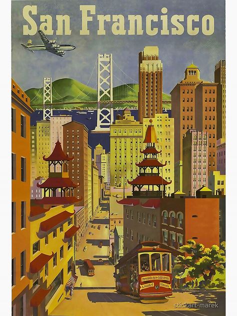 San Francisco Vintage, Georgetown Texas, United Air, Poster Vintage Retro, Vintage Airlines, Retro Travel Poster, San Francisco Travel, Air Lines, Online Posters