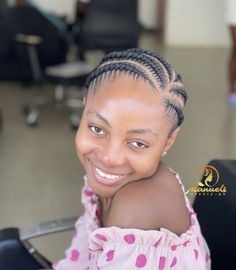 Practice Hairstyles, Braids 2024, All Back Hairstyle, Natural Cornrow Hairstyles, Braids Weave, Corn Row, Latest Hair Braids, Corn Rows, Cornrow Styles