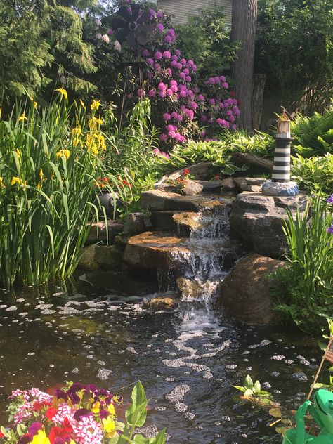 Meditation Garden Ideas, Meditation Garden, Pond Design, Power Of Nature, Pretty Landscapes, Ponds Backyard, Koi Pond, Nature Aesthetic, Pretty Places