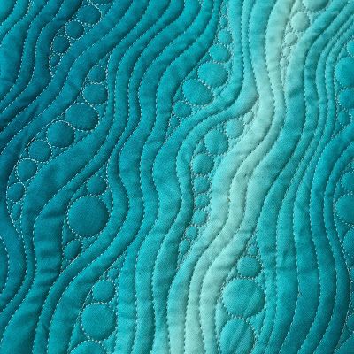 Free Motion Quilting Water Designs, Ocean Waves Free Motion Quilting, Free Motion Quilting Waves, Quilting Water Designs, Water Quilting Designs, Wave Quilting Design, Sashiko Waves, Rain Ripples, Beach Quilts